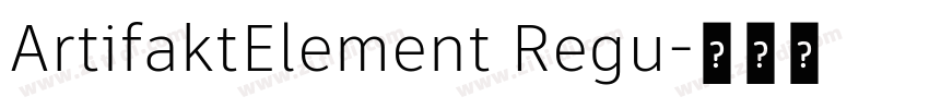 ArtifaktElement Regu字体转换 ArtifaktElement Regu字体转换